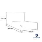 European wood bedroom, 4 pieces - beige