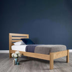 Natural Wood Bed - 100×200cm - SHR174