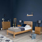 Natural Wood Bed - 100×200cm - SHR174