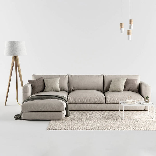 كنبة زاوية 150 × 250 سم - ألوان متعددة - إيفي-130