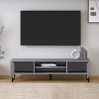 beanomart TV Units - Gray, TV cabinet retro, 150 x 32 x 46 cm