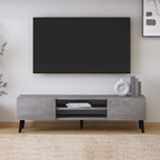 beanomart TV Units - Gray, TV cabinet retro, 150 x 32 x 46 cm