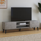 beanomart TV Units - Gray, TV cabinet retro, 150 x 32 x 46 cm