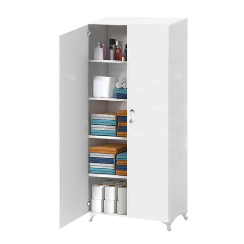 beanomart Shoe Racks - White, Wardrobe - shoe box with lock, 70 x 32 x 188 cm