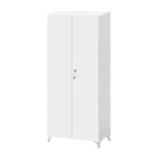 beanomart Shoe Racks - White, Wardrobe - shoe box with lock, 70 x 32 x 188 cm
