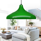 beanomart Ceiling Lights - Green, Ceiling lamp E27 metal single light, Ø31 x 100 cm