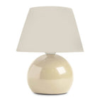 beanomart Table & Desk Lamps - Beige Gold - Brown, Table lamp E27 PVC fabric - wood, 22 x 17 x 33 cm