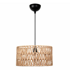 beanomart Ceiling Lights - Beige, Ceiling light E27 fabric single light, 30 x 20 x 55 cm