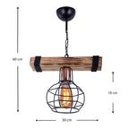 beanomart Ceiling Lights - Marit, E27, 30 x 15 x 60 cm