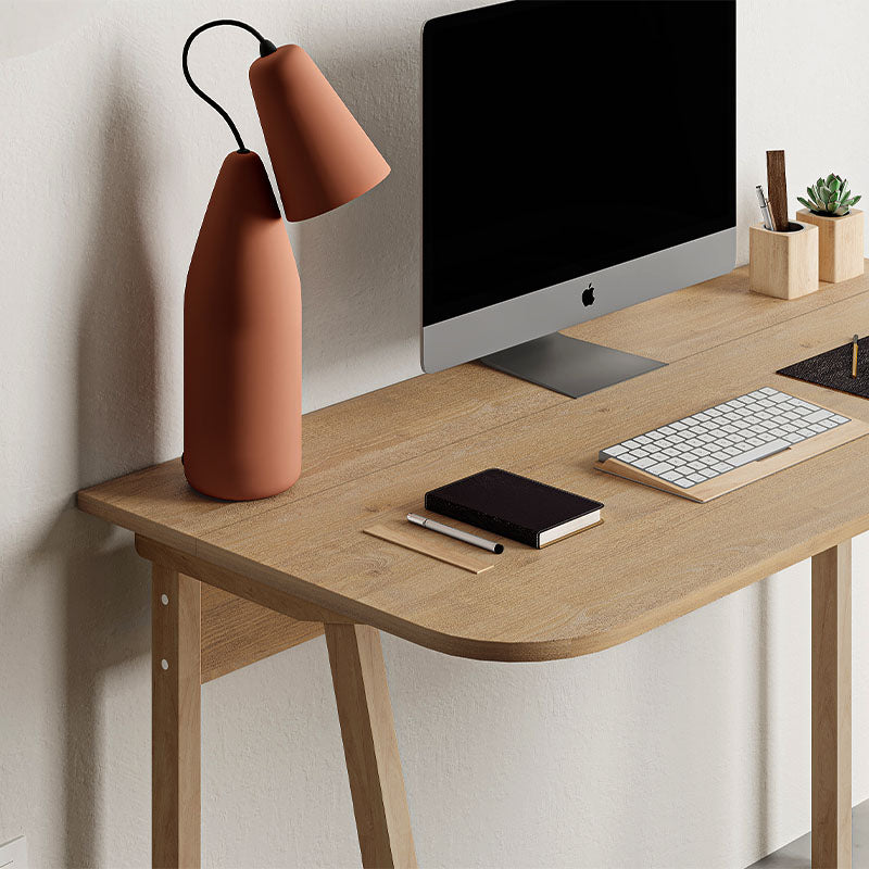 beanomart Office Desks - Beech, work desk natural, 120 x 60 x 75 cm