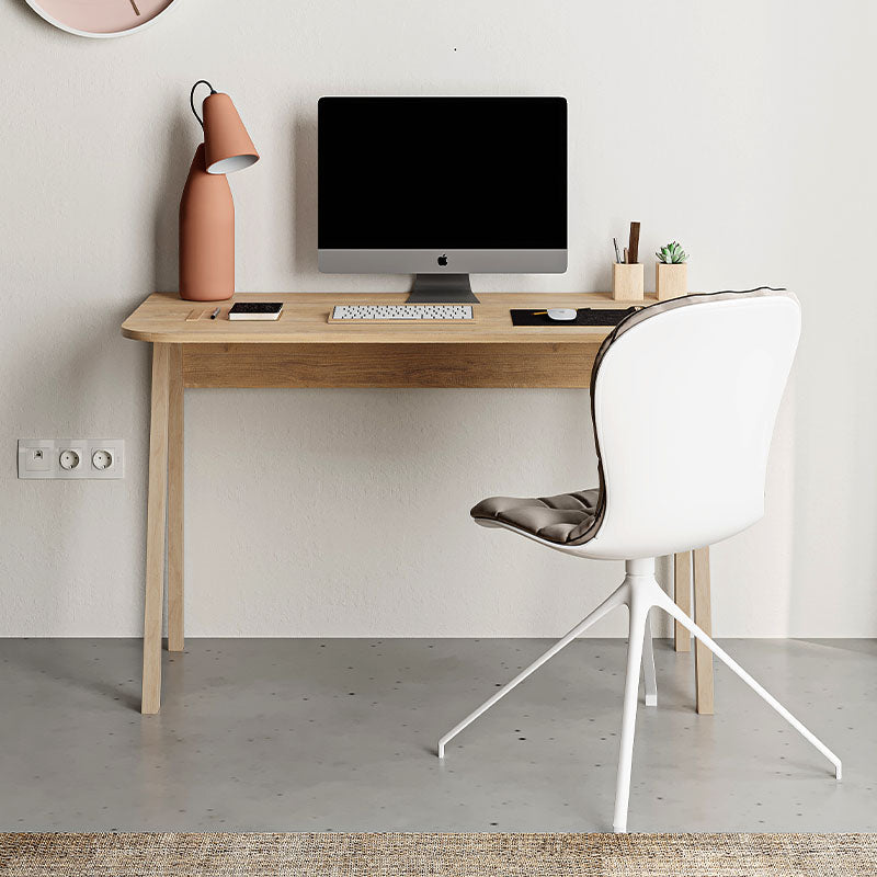 beanomart Office Desks - Beech, work desk natural, 120 x 60 x 75 cm