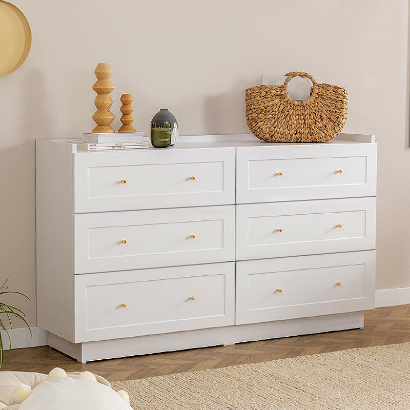 beanomart Chests of Drawers - White, Chest of drawers, 140 x 40 x 75 cm