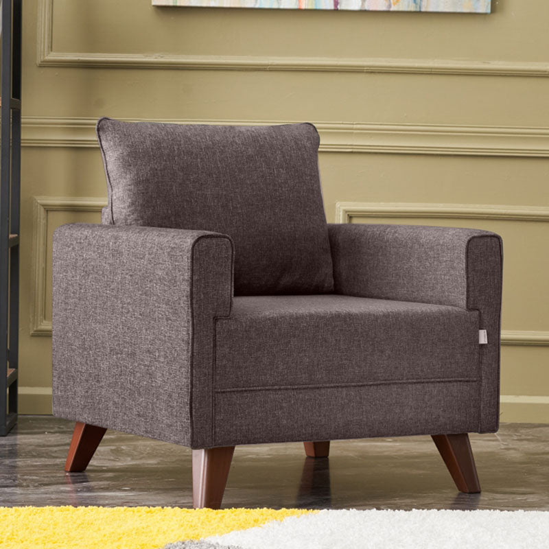 beanomart Chairs - Brown, Armchair fabric, 82 x 81 x 85 cm