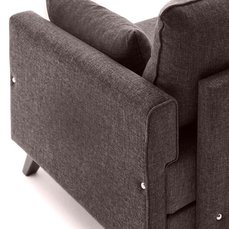 beanomart Chairs - Brown, Armchair fabric, 82 x 81 x 85 cm