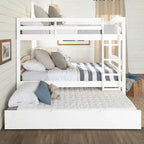 Three-story bed natural wood – Hmz-368
