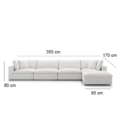 Corner Sofa 170 x 350 cm – Multi colors – Eivvi-132