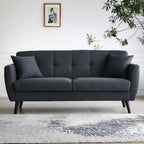 كنبة 2 مقعد 75x180x85x70 سم - اسود