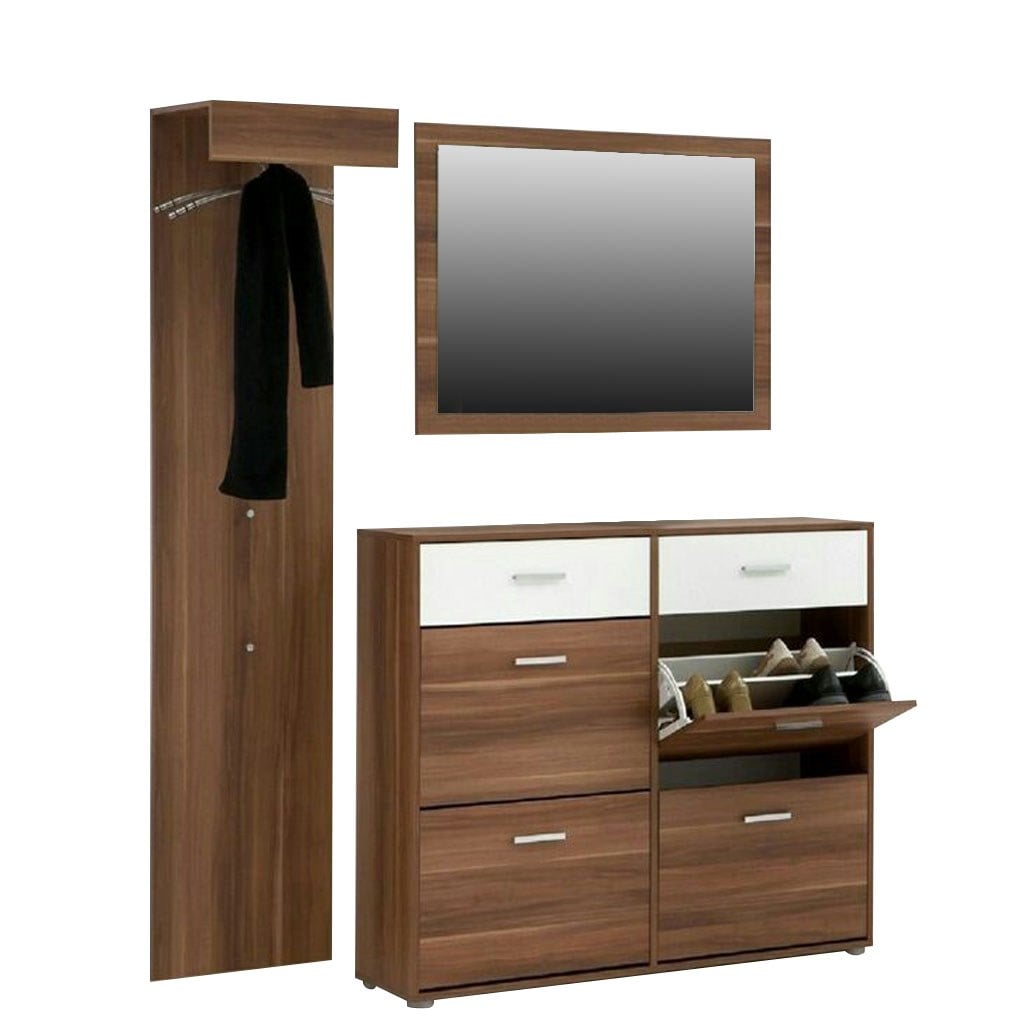 Shoes Storage - Brown & White - PRIWO25