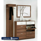 Shoes Storage - Brown & White - PRIWO25