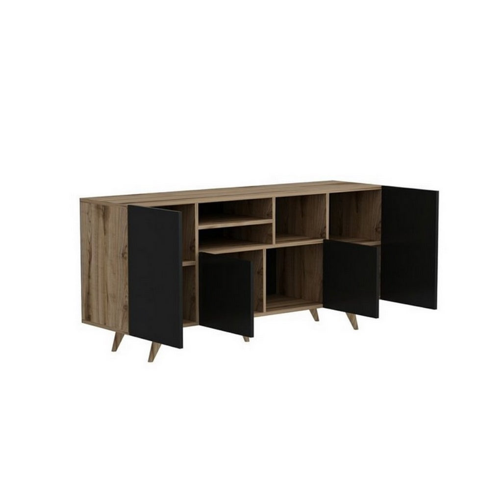 بوفية ام دي اف اسباني بيج و أسود - 75 × 42 × 160 سم fullStar fullStar fullStar fullStar fullStar 4.9 (9 تقييمات)